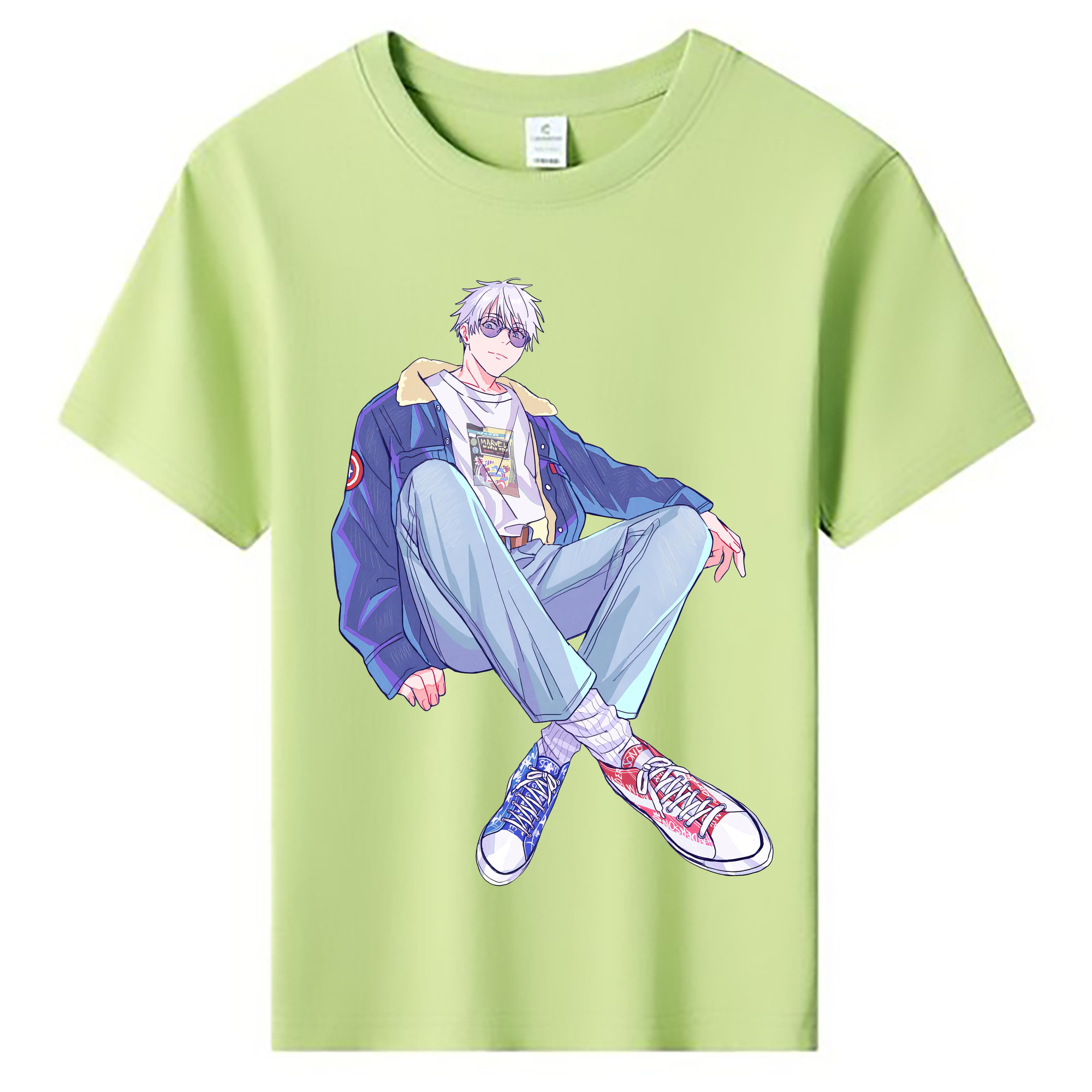 （画像用） 呪術廻戦 Jujutsu Kaisen 綿100％キッズTシャツ（フロントプリント）